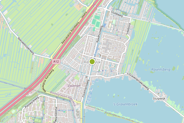 Ambulance-melding op Klein Elfhoeven, Reeuwijk op 28 juni, kaart-overzicht