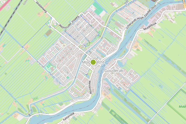 Ambulance-melding op Moordrecht op 29 juni, kaart-overzicht