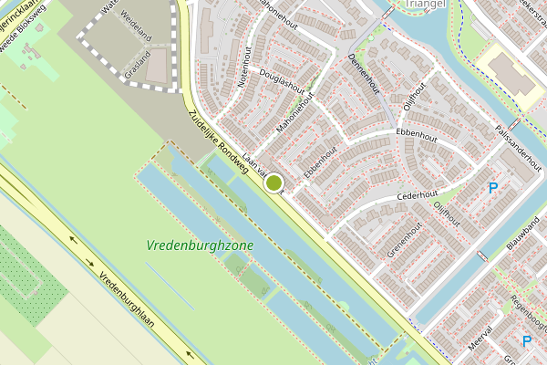 Ambulance-melding op Laan van Hout, Waddinxveen op 2 juli, kaart-overzicht