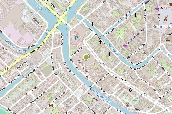 Ambulance-melding op Kandeelstraat, Gouda op 4 juli, kaart-overzicht