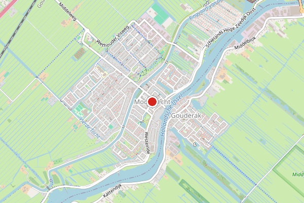 Brandweer-melding op Moordrecht op 7 juli, kaart-overzicht