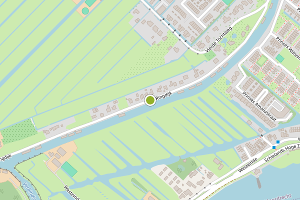 Ambulance-melding op West Ringdijk, Moordrecht op 8 juli, kaart-overzicht