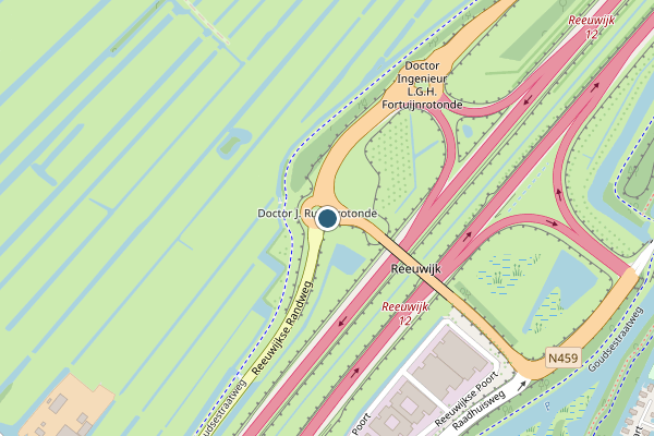 Politie-melding op Dr. J. Rupkerotonde, Reeuwijk op 9 juli, kaart-overzicht