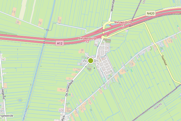Ambulance-melding op Waarder op 10 juli, kaart-overzicht