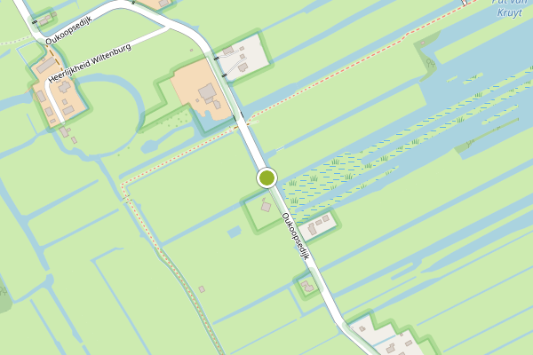 Ambulance-melding op Oukoopsedijk, Reeuwijk op 15 juli, kaart-overzicht