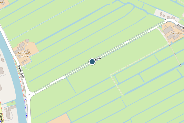 Politie-melding op Kerkweg, Bodegraven op 14 juli, kaart-overzicht
