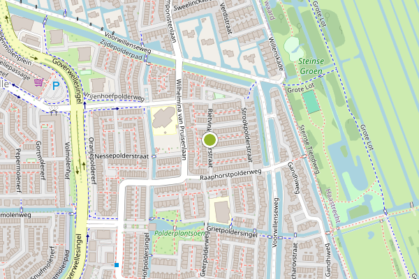 Ambulance-melding op Rietvinkpolderstraat, Gouda op 16 juli, kaart-overzicht