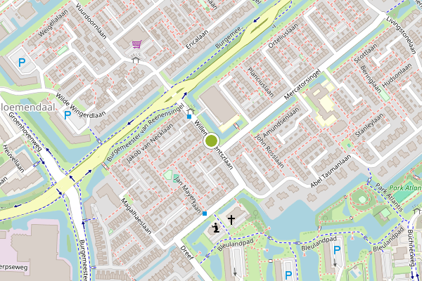 Ambulance-melding op Willem Barentszlaan, Gouda op 17 juli, kaart-overzicht