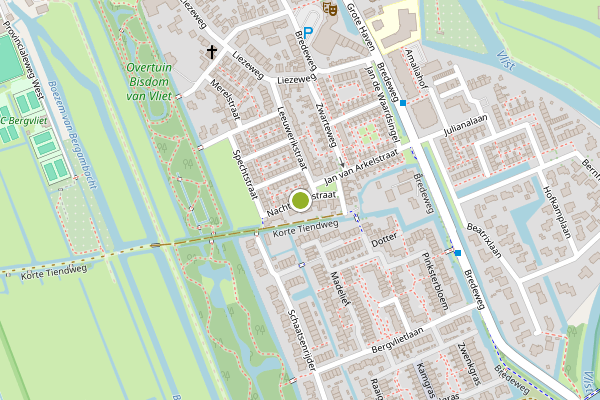 Ambulance-melding op Nachtegaalstraat, Haastrecht op 18 juli, kaart-overzicht