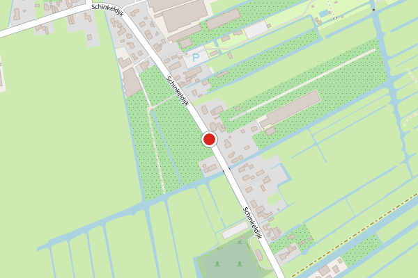 Brandweer-melding op Schinkeldijk, Reeuwijk op 30 juli, kaart-overzicht