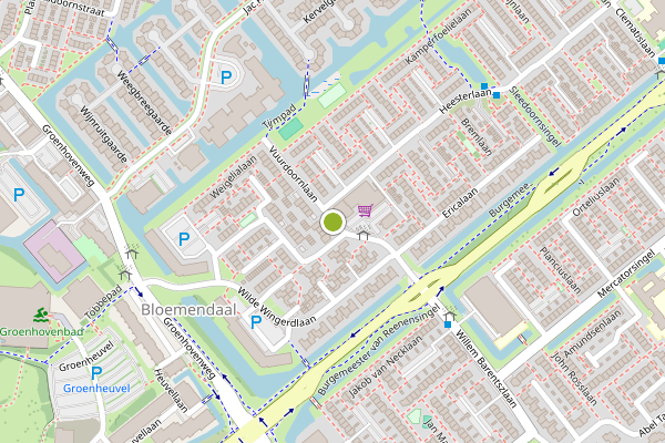 Ambulance-melding op Vuurdoornlaan, Gouda op 31 juli, kaart-overzicht