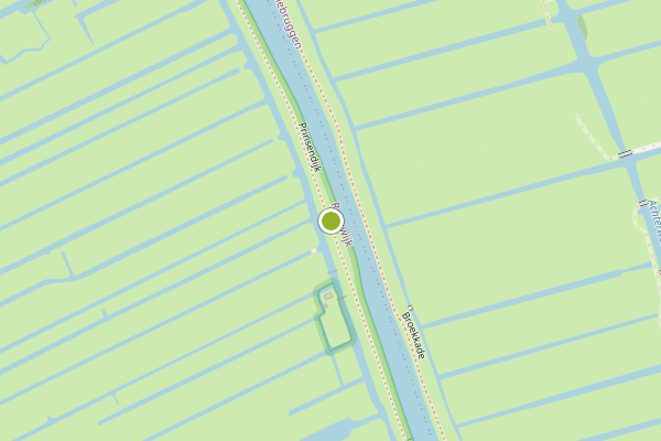 Ambulance-melding op Prinsendijk, Reeuwijk op 31 juli, kaart-overzicht
