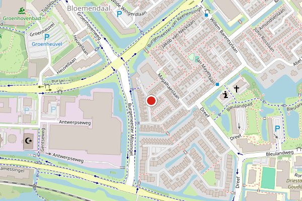 Brandweer-melding op Jan van Riebeecklaan, Gouda op 31 juli, kaart-overzicht