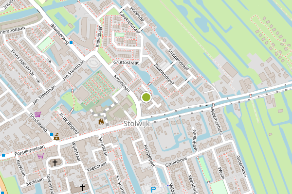 Ambulance-melding op Leeuwerikhof, Stolwijk op 2 augustus, kaart-overzicht