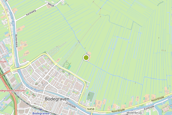 Ambulance-melding op Bodegraven op 3 augustus, kaart-overzicht