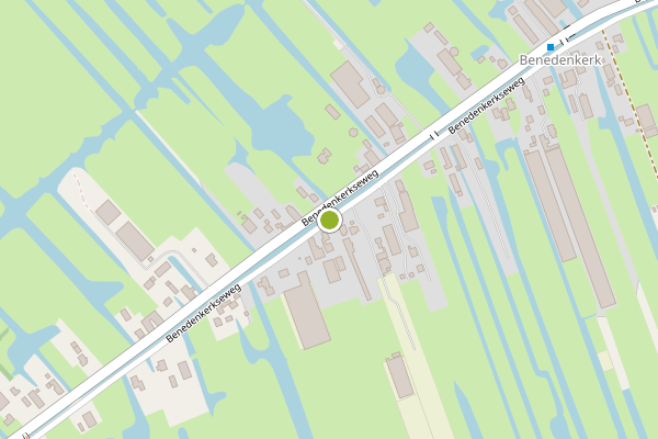 Ambulance-melding op Benedenkerkseweg, Stolwijk op 3 augustus, kaart-overzicht