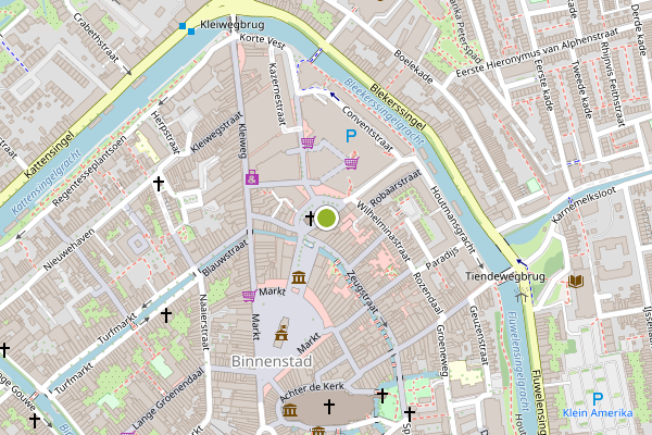 Ambulance-melding op Nieuwe Markt, Gouda op 3 augustus, kaart-overzicht