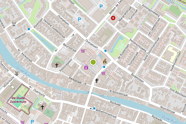 Ambulance-melding op Raadhuisplein, Bodegraven op 5 augustus, kaart-overzicht