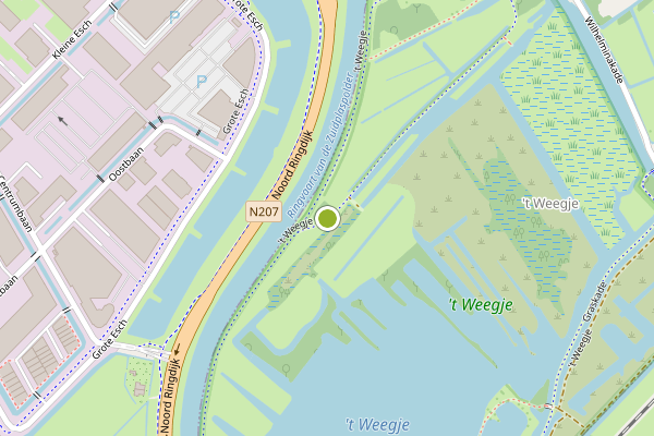 Ambulance-melding op 't Weegje, Waddinxveen op 6 augustus, kaart-overzicht