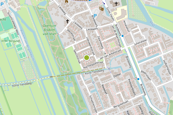 Ambulance-melding op Reigerstraat, Haastrecht op 20 mei, kaart-overzicht