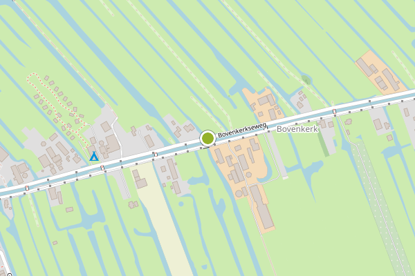 Ambulance-melding op Bovenkerkseweg, Stolwijk op 30 mei, kaart-overzicht