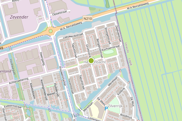 Ambulance-melding op Gruttostraat, Stolwijk op 24 mei, kaart-overzicht