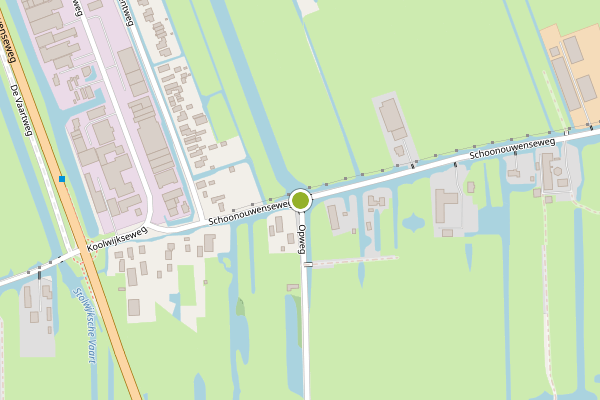 Ambulance-melding op Schoonouwenseweg, Stolwijk op 10 mei, kaart-overzicht