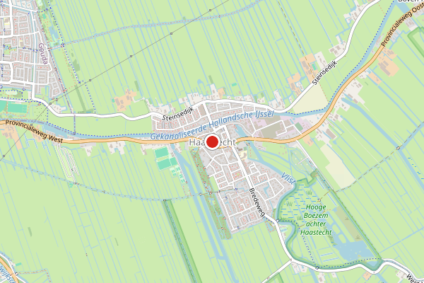 Brandweer-melding op Haastrecht op 12 mei, kaart-overzicht