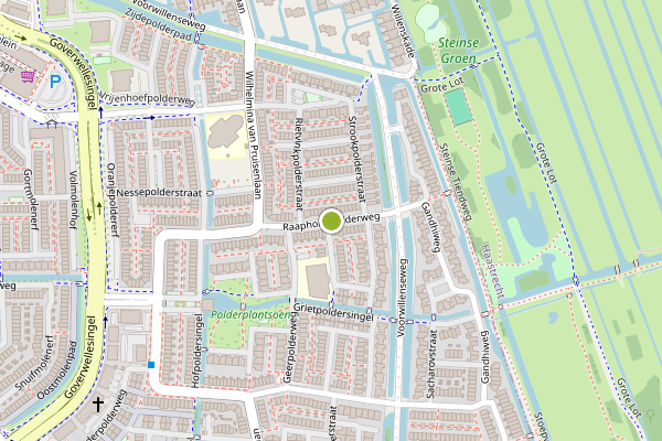 Ambulance-melding op Raaphorstpolderweg, Gouda op 12 juni, kaart-overzicht