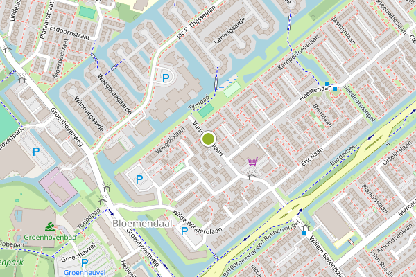 Ambulance-melding op Vuurdoornlaan, Gouda op 13 juni, kaart-overzicht