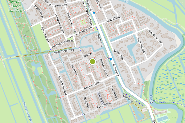 Ambulance-melding op Pinksterbloem, Haastrecht op 17 juni, kaart-overzicht
