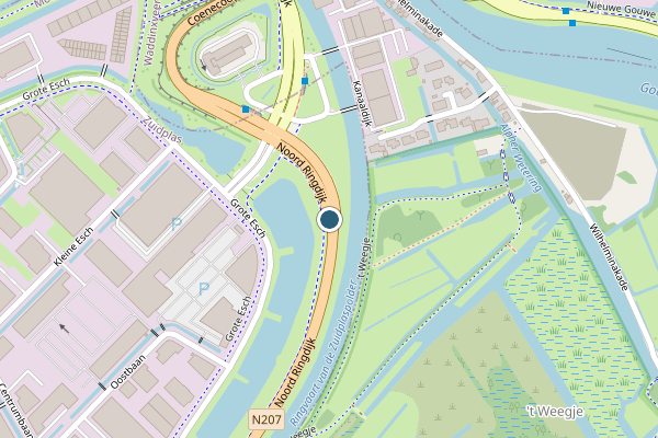 Politie-melding op Oost Ringdijk, Moordrecht op 21 juni, kaart-overzicht