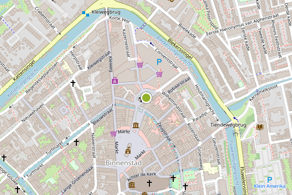 Ambulance-melding op Nieuwe Markt, Gouda op 20 juni, kaart-overzicht