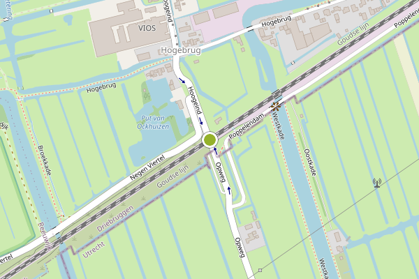 Ambulance-melding op Hoogeind op 21 juni, kaart-overzicht
