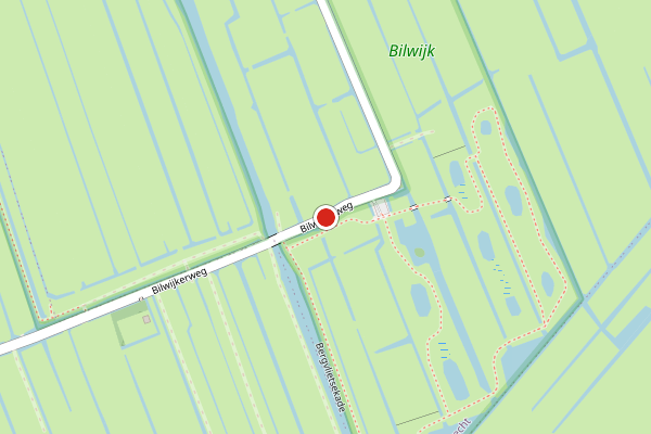Brandweer-melding op Bilwijkerweg, Haastrecht op 23 juni, kaart-overzicht