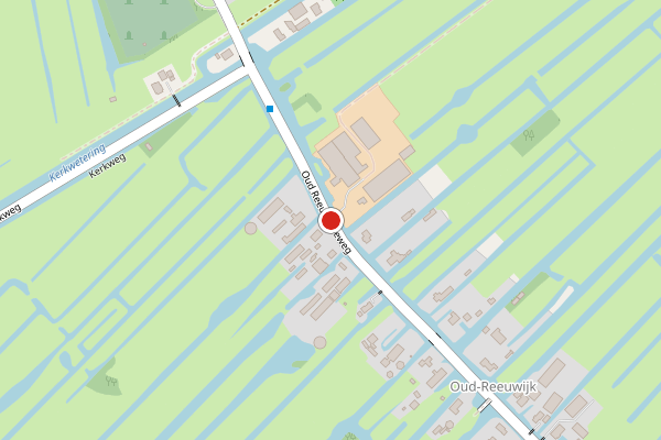 Brandweer-melding op Oud Reeuwijkseweg, Reeuwijk op 24 juni, kaart-overzicht
