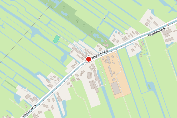 Brandweer-melding op Beijerscheweg, Stolwijk op 26 juni, kaart-overzicht