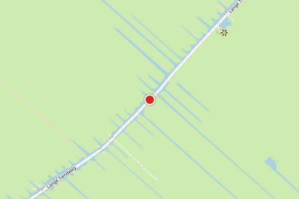 Brandweer-melding op Lange Tiendweg, Gouderak op 26 juni, kaart-overzicht